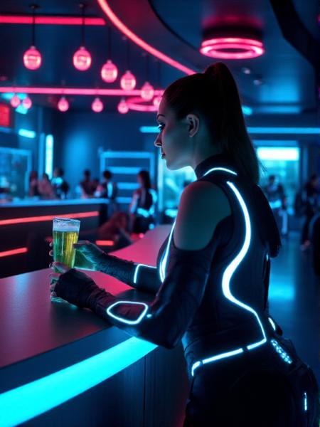 Tron Legacy style - Flux1.D