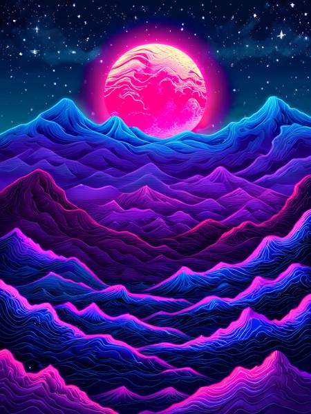 Retro neon style [FLUX+SD+XL+Illustrious-XL+Pony]