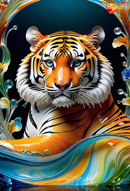 Colorful Murano Art Glass style - SDXL