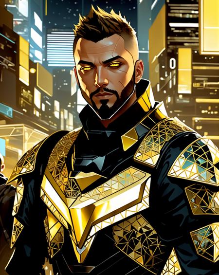 Deus Ex Human Revolution Style XL [LoRA]