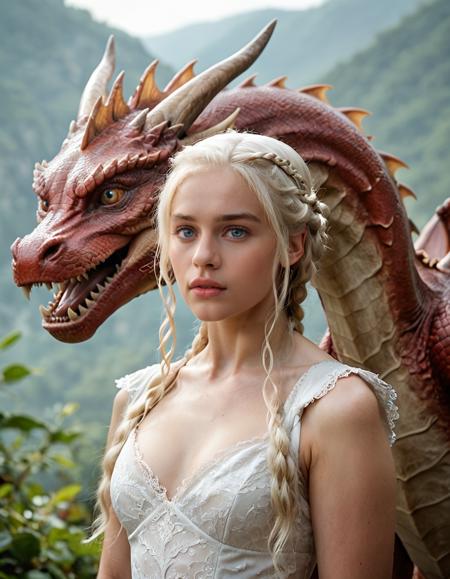 Emilia Clarke as Daenerys Targaryen - LORA  - FLUX and PONY ?