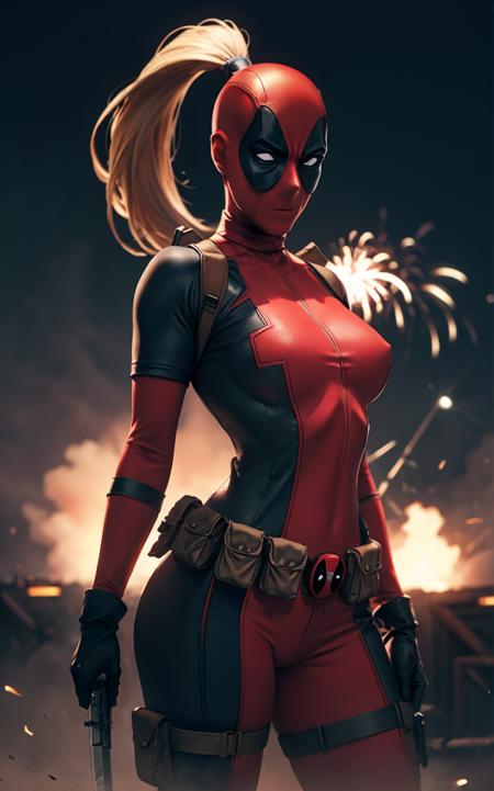 Lady Deadpool | 2 Outfits | Comic Character | ownwaifu版本v1.0 (ID: 344432)