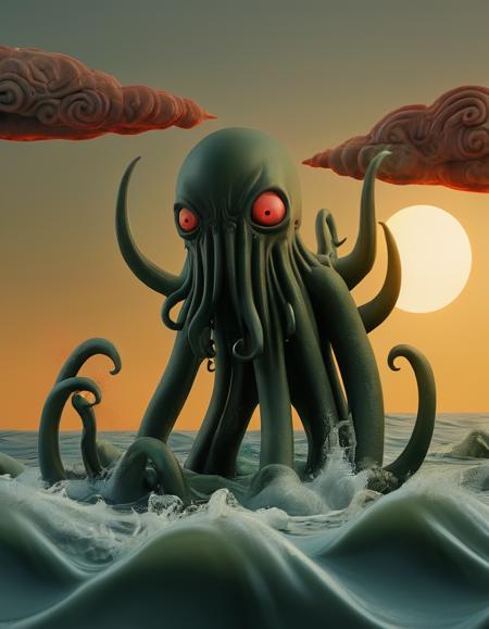 Eldritch Clay Model