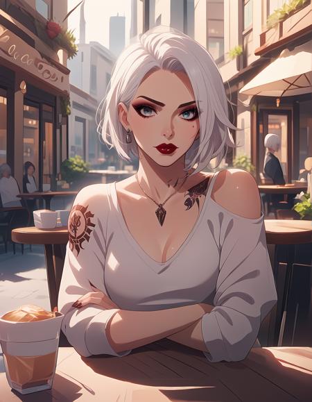 Sitting Across From - Concept