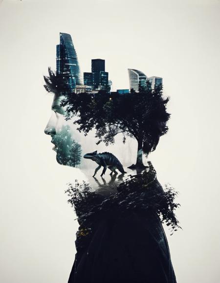 Double exposure - Dan Mountford Style