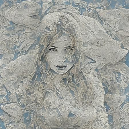 Lace drawing,