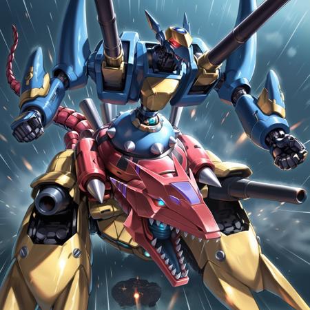 Yu-Gi-Oh! -  XYZ-Dragon Cannon (ＸＹＺ－ドラゴン・キャノン) PonyXL版本v1.3 (ID: 959244)