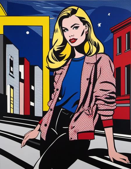 Pop Art - Roy Lichtenstein Style - SDXL 1.0