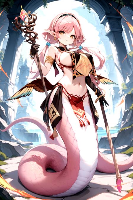 【エキドナ娘】ミテラス miteras (モンスター娘TD)版本pony v1.0 (ID: 545395)