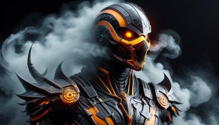 Orange & Black