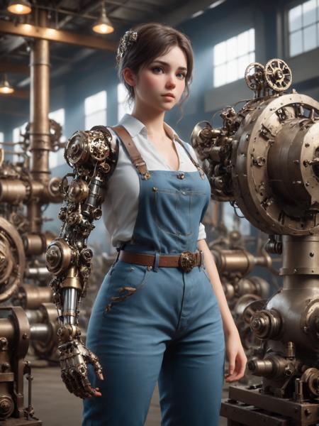 Gearbound Steampowered Arm SDXL