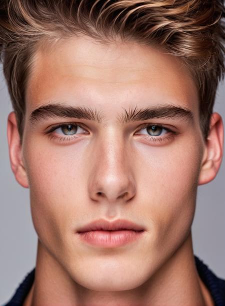 Cute handsome male models