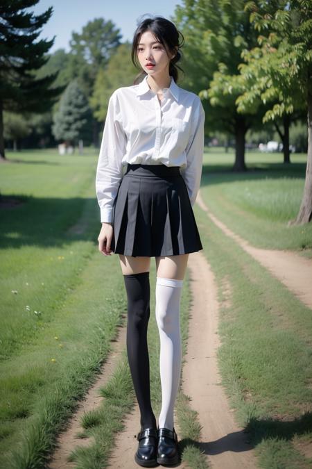 黑白双煞 Black & White Thighhighs