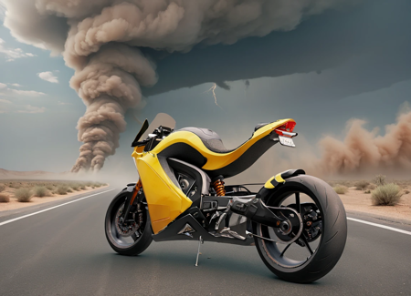 Vehicles Collection - 26 Assets [XL]版本06 Yellow Motorcycle (ID: 531621)