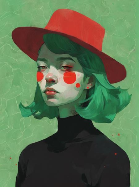 Graphic portrait