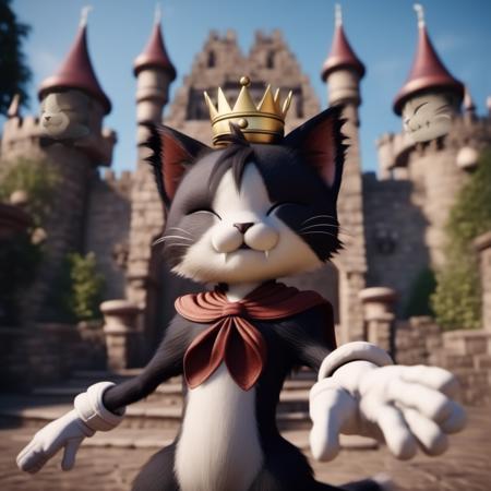 Cait Sith - Final Fantasy VII - SDXL
