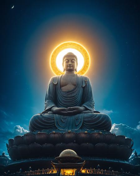 China Style Buddha Statue LoRA