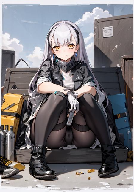 Girls' Frontline-Tololo / AK-alfa  (With multires noise version)
