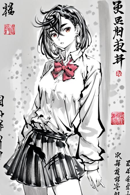 Traditional Japanese Calligraphy Pony