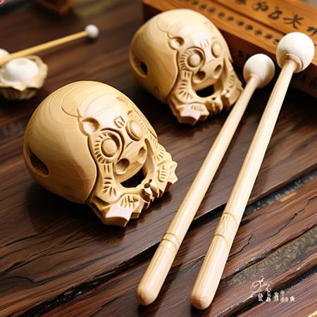 Chinese temple block 木魚
