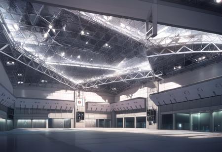 東京ビッグサイト東展示場  / TokyoBigSight EASTHALL indoors SDXL