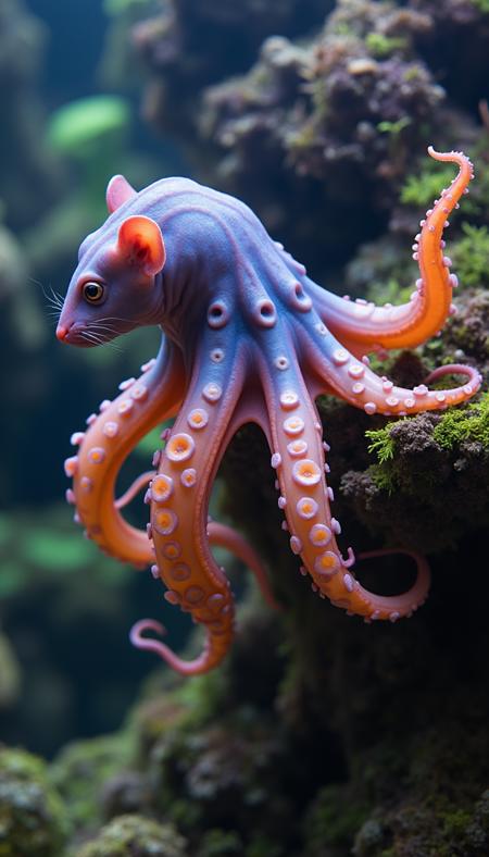 Cephalyra - Human/Squid hybrid - FLUX