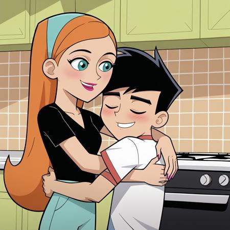 Danny with Jazz (Danny Phantom) pony/illust