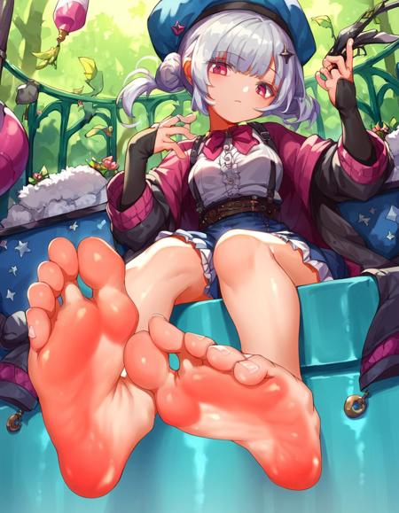 Nanami Nanao (ナナミナナオ) foot focused artstyle (Pixiv, etc) [Pony]版本v1.0 (ID: 1236483)