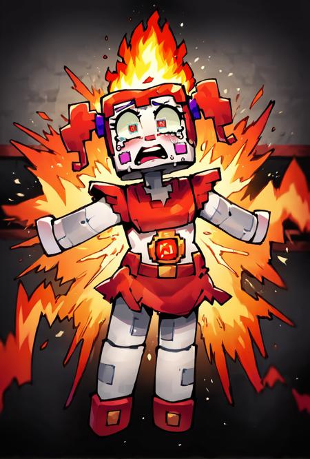 Circus Baby ZAMination Fazbear and Friends Minecraft /  FNAF / Five Nights at Freddy's  Pony+1.5