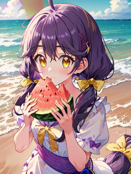 Action - Eating Watermelon - スイカで夏を満喫しよう！