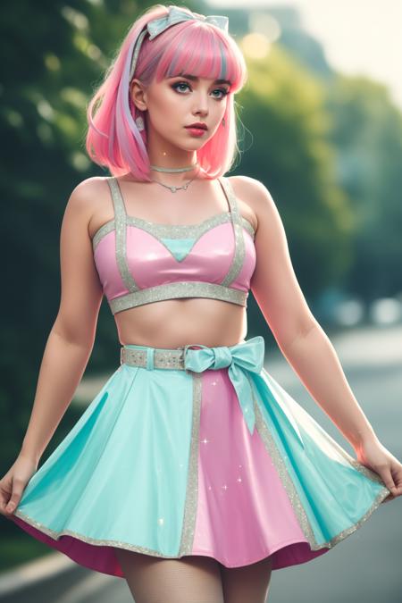 Pastel Kawaii Rave Outfit | Boots and Cats版本v1.0 (ID: 444674)