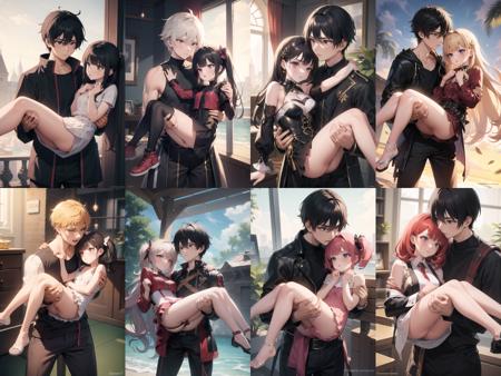 Carrying person / Princess carry
