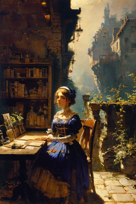 style of Carl Spitzweg 299版本v1.0 (ID: 631691)