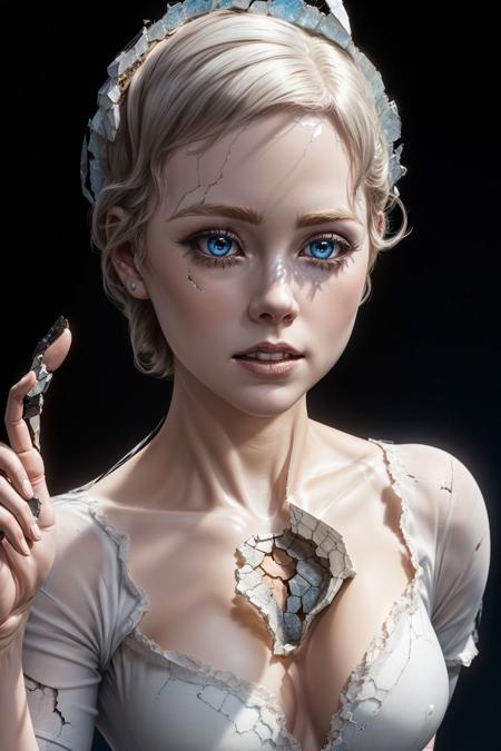 Cracked Porcelain Effect