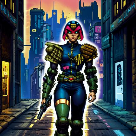 Judge Dredd Comic Style (SDXL)