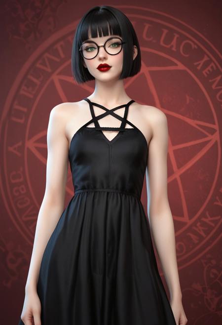 Pentagram dress by IkariRH