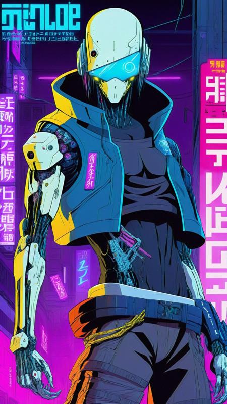 Cyberpunk Anime Style