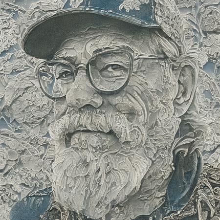 Lace drawing,