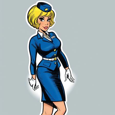 Natacha - Walthéry comics - SDXL Realistic & Comics