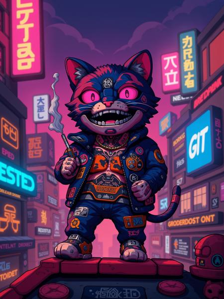 Neon Anime Punk FLUX