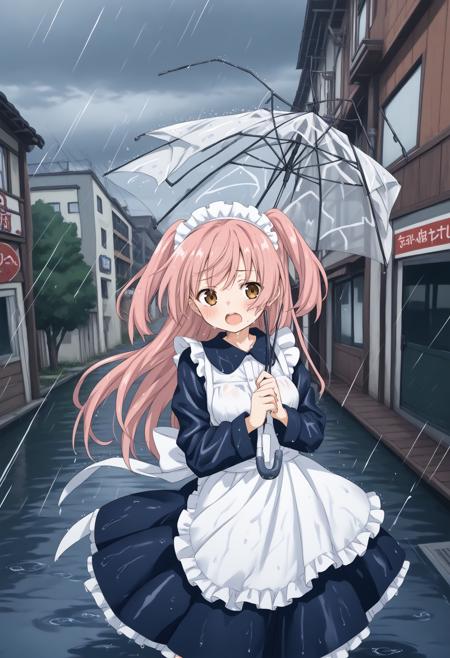 [SDXL&Pony] broken umbrella / inverted umbrella / 壊れた傘 / 折れた傘 / 逆さ傘