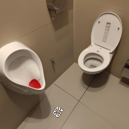 Public male toilet