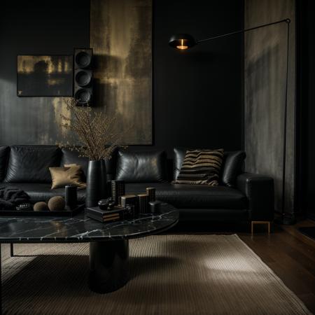 MM2 Black style Living room