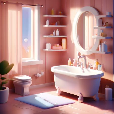 【SDXL】Cartoon Room | Dataset