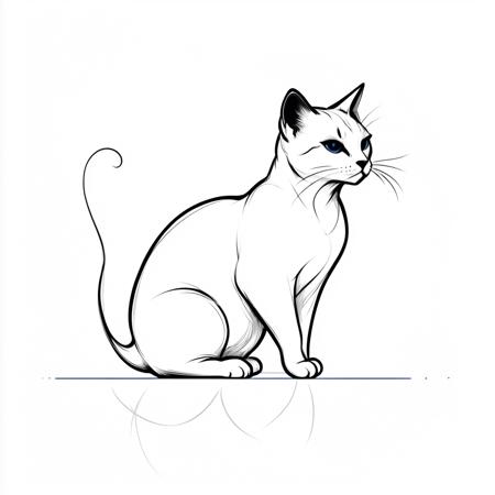 Minimalist Line Art (SDXL, Pony)