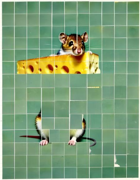 Mosaic Photography  - Anthony Gerace Style - SDXL 1.0