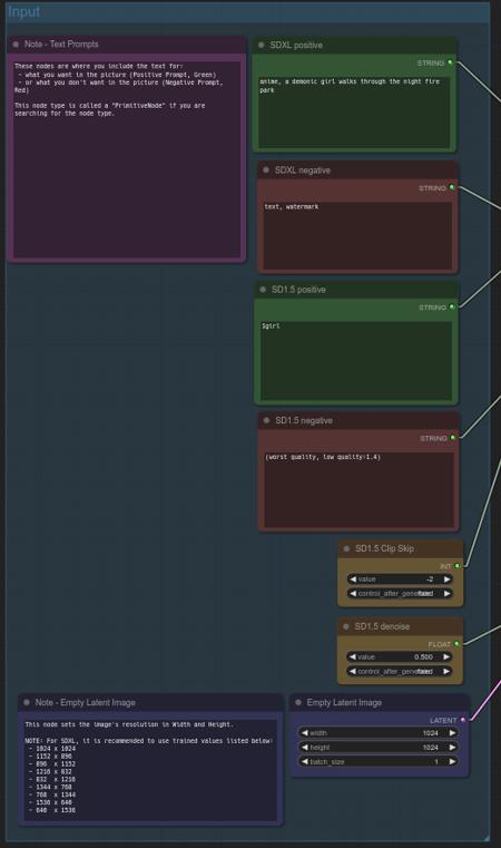 SD1.5 with SDXL - ComfyUI workflow (template)