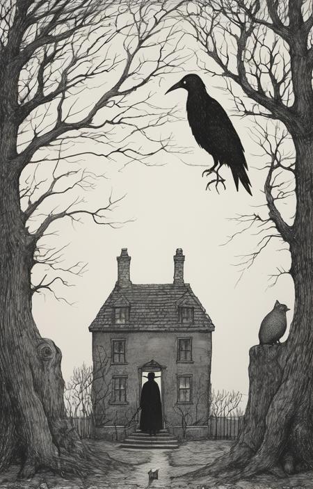 style of Edward Gorey [SDXL] 276