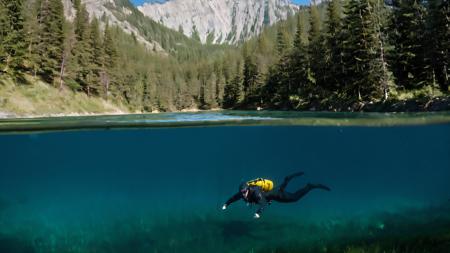 Split-shot underwater photography XL