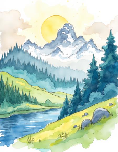 Watercolor Sketch Style [FLUX]